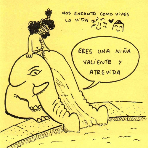 El elefante de la piscina (Camping CapFun)