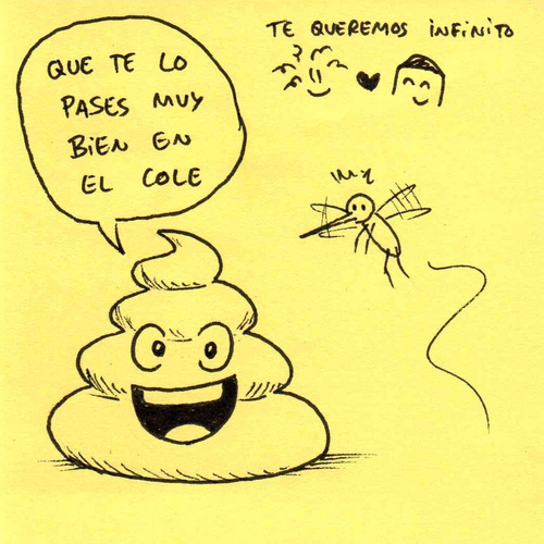 Caquita y mosquito