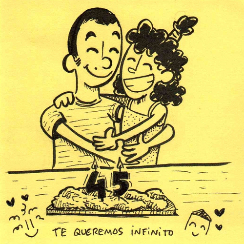 Papi cumple 45