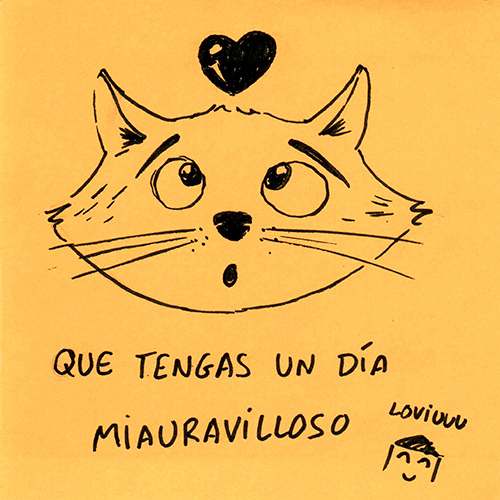 Que tengas un día miauravilloso